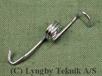 Fjeder/skaftholder