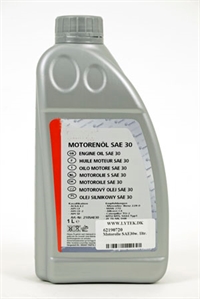 Motorolie SAE30w. 1 liter