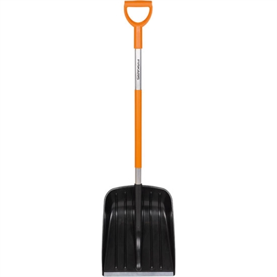 Fiskars sneskovl sort plast, 36 cm.